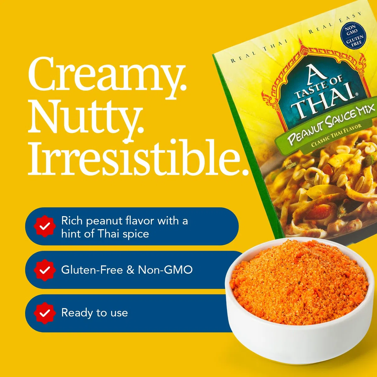 A Taste of Thai Peanut Sauce Mix, 3.5-Ounce Packets (Pack of 12)