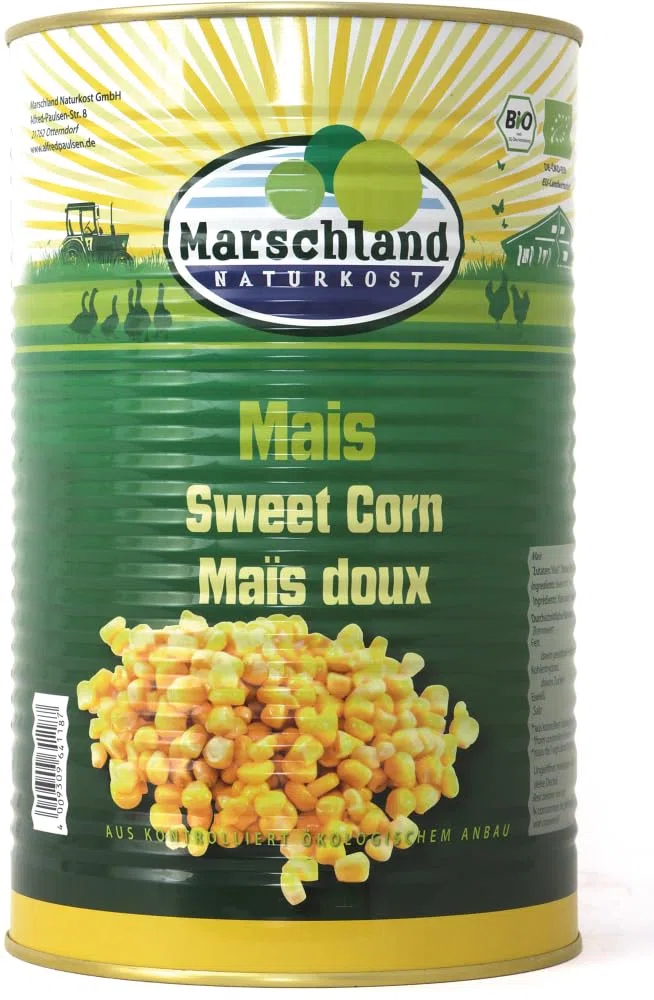 Bio-Zuckermais Ds. MARSCHLAND 18 x 4000 g