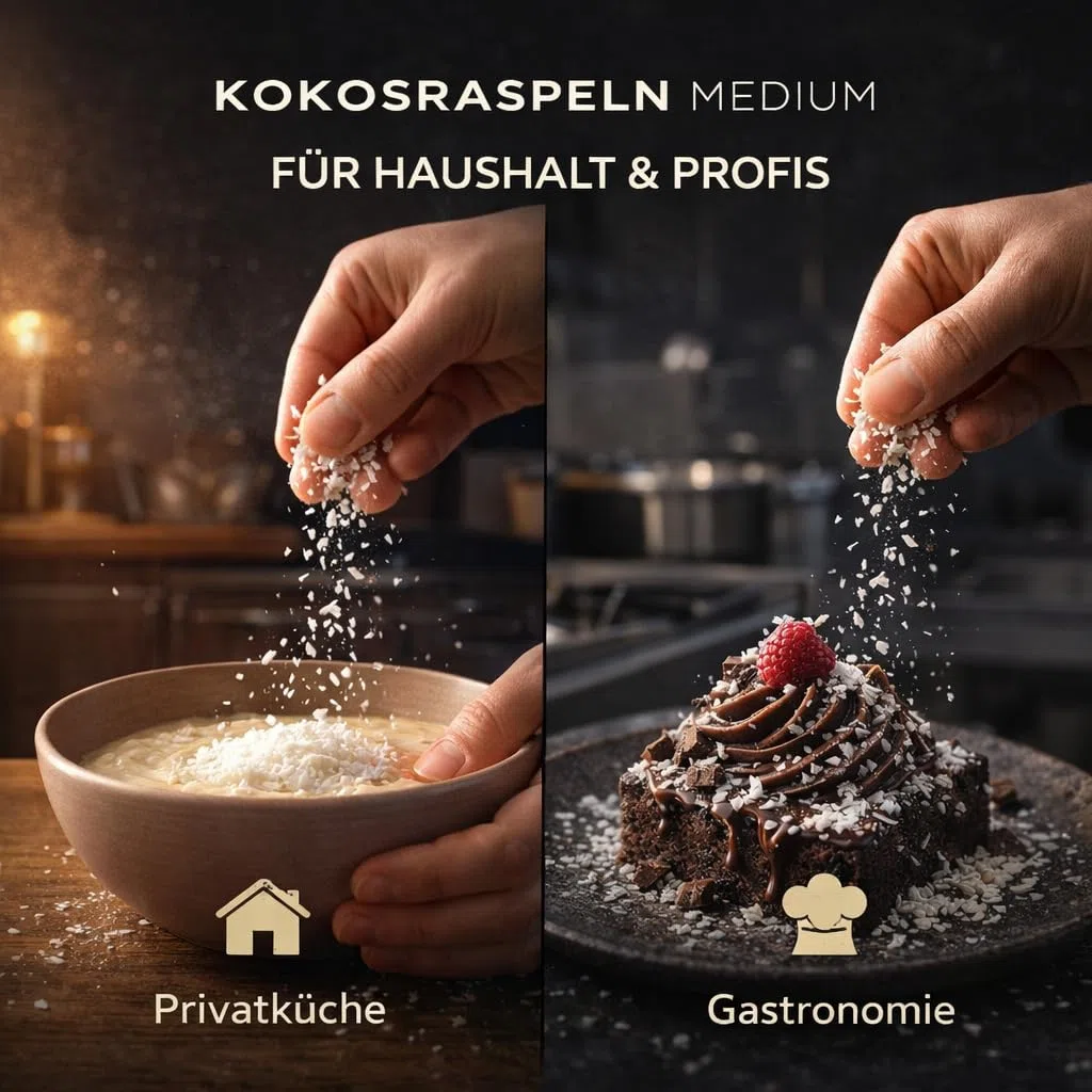 GiDeli Kokosraspeln 4x5kg - Eine Quelle für Gesunde Fette und Ballaststoffe - Für Veganer und Personen mit Keto-Diät - Natürliche für Vielseitige Verwendung