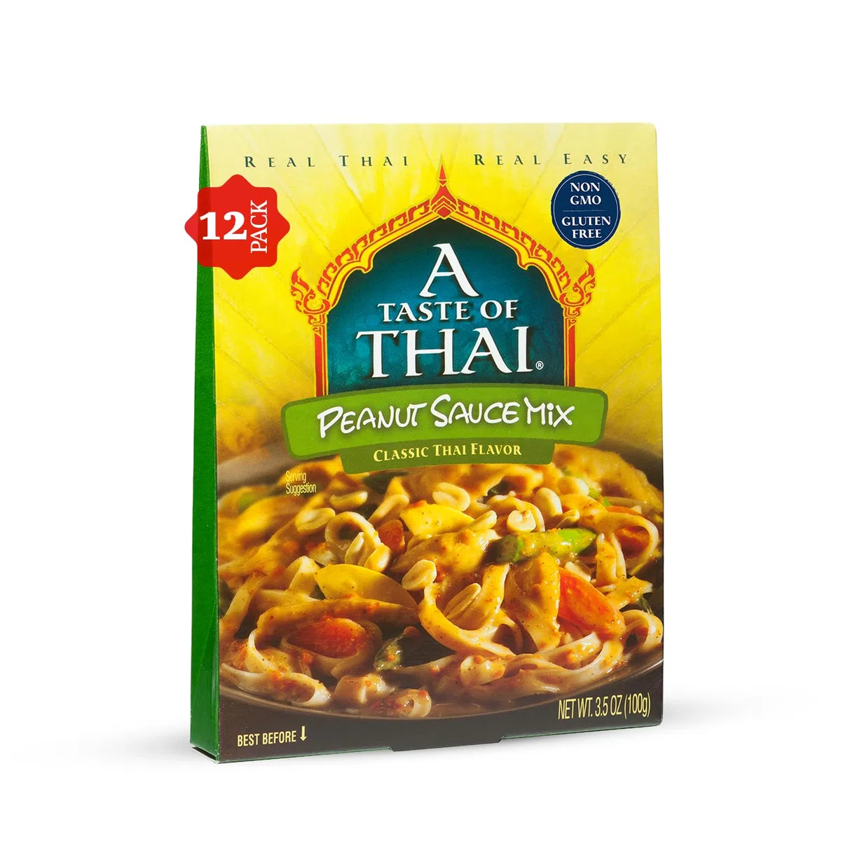 A Taste of Thai Peanut Sauce Mix, 3.5-Ounce Packets (Pack of 12)