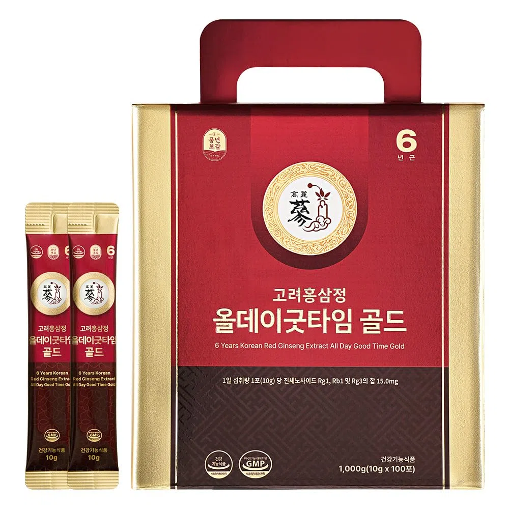PNBG 6 Jahre koreanischer roter Ginseng-Shot Gold - 15mg Ginsenoside - HACCP Made in Korea 100 Packungen