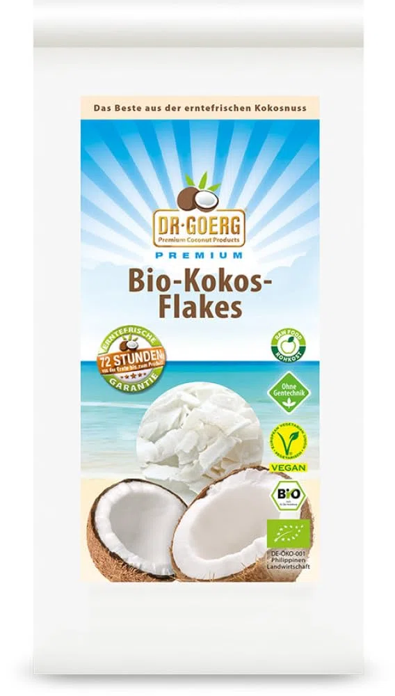 Premium Bio-Kokosflakes 18 x 300 g