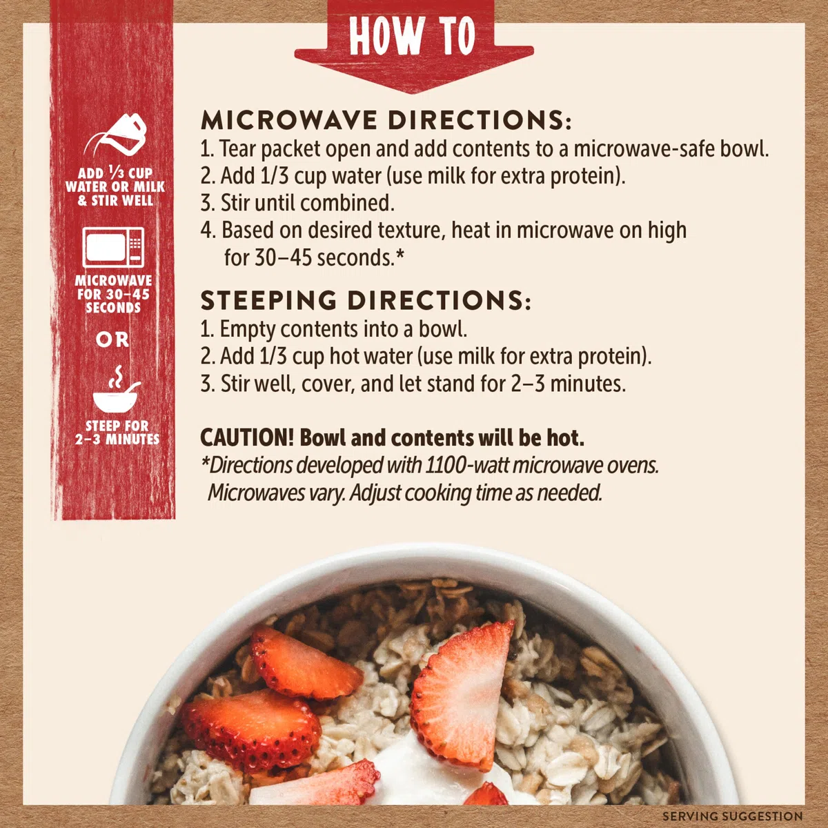 Kodiak Cakes Strawberries & Cream Haferflocken-Pakete (6 Stück)
