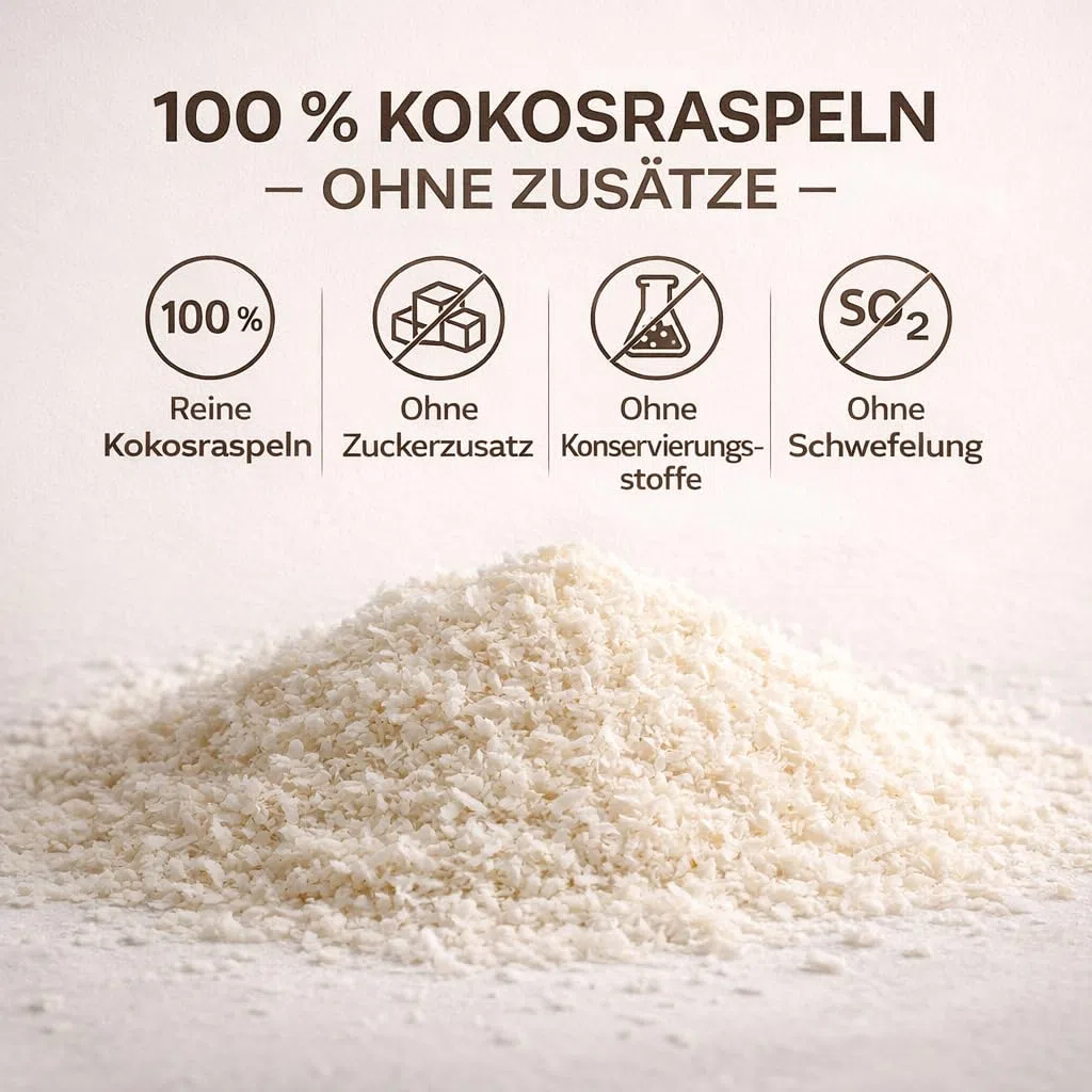 GiDeli Kokosraspeln 4x5kg - Eine Quelle für Gesunde Fette und Ballaststoffe - Für Veganer und Personen mit Keto-Diät - Natürliche für Vielseitige Verwendung