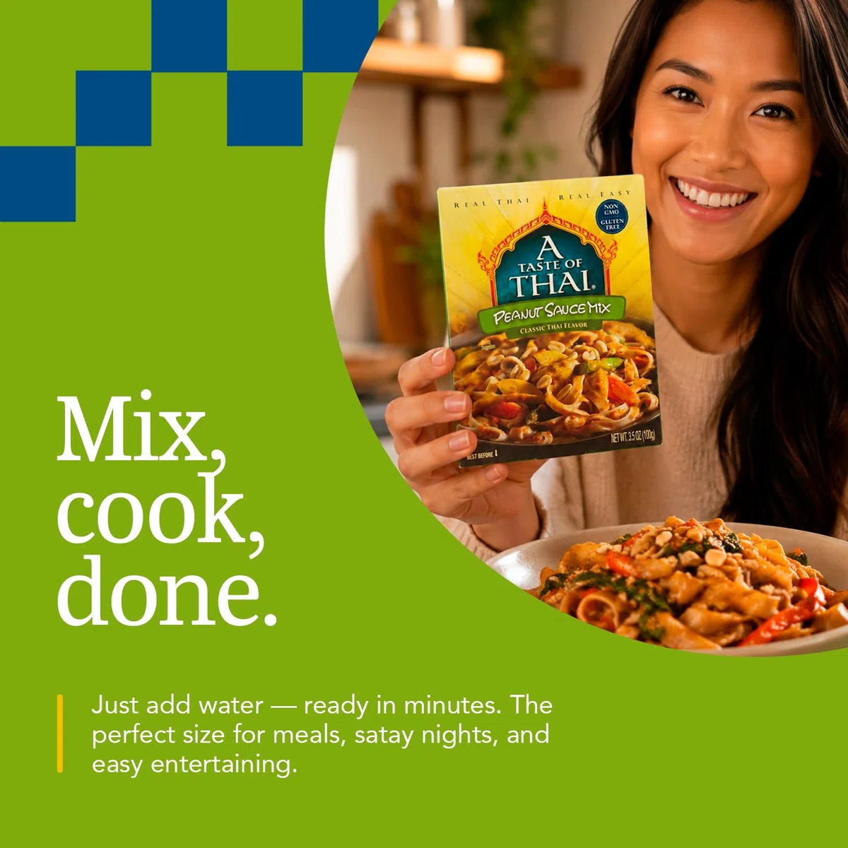 A Taste of Thai Peanut Sauce Mix, 3.5-Ounce Packets (Pack of 12)