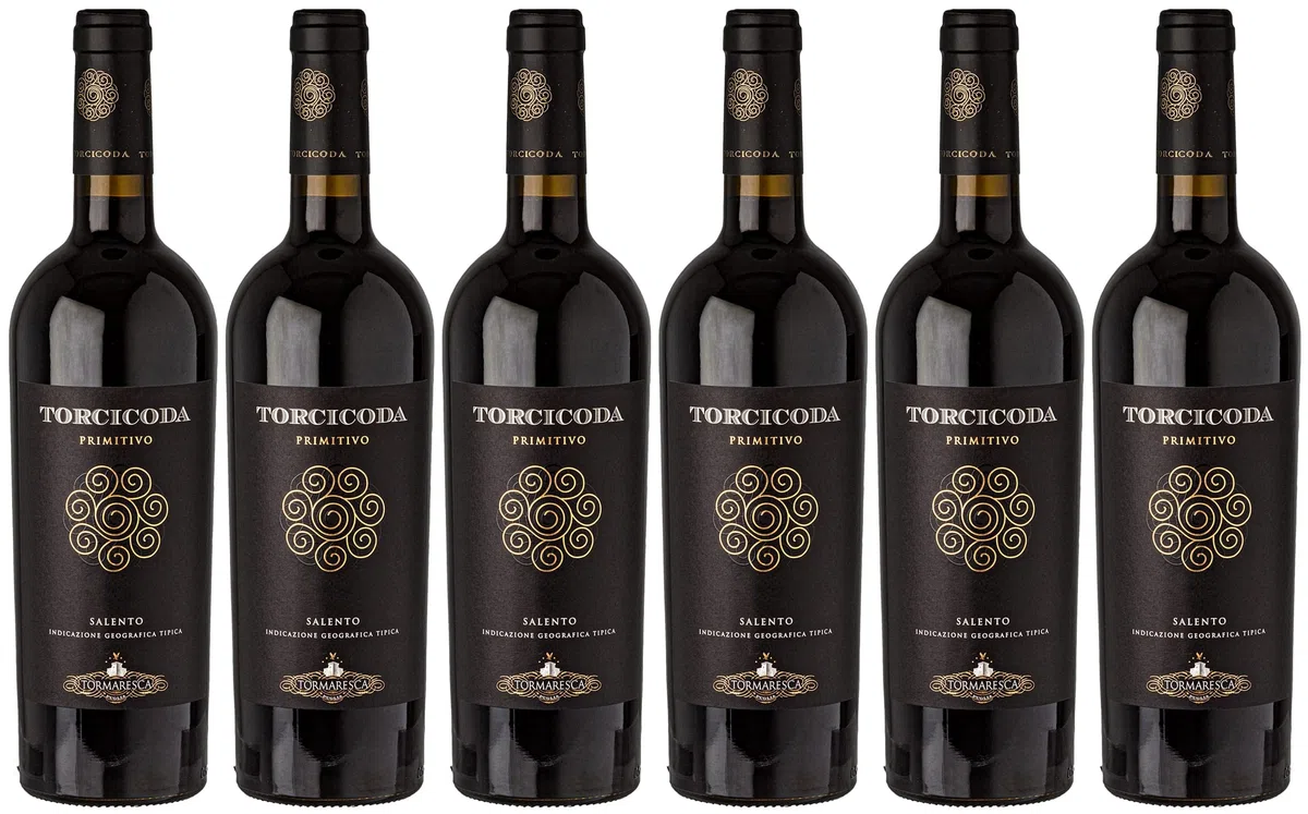 Tormaresca Torcicoda Primitivo Salento IGT 2022 (6 x 0,75l)
