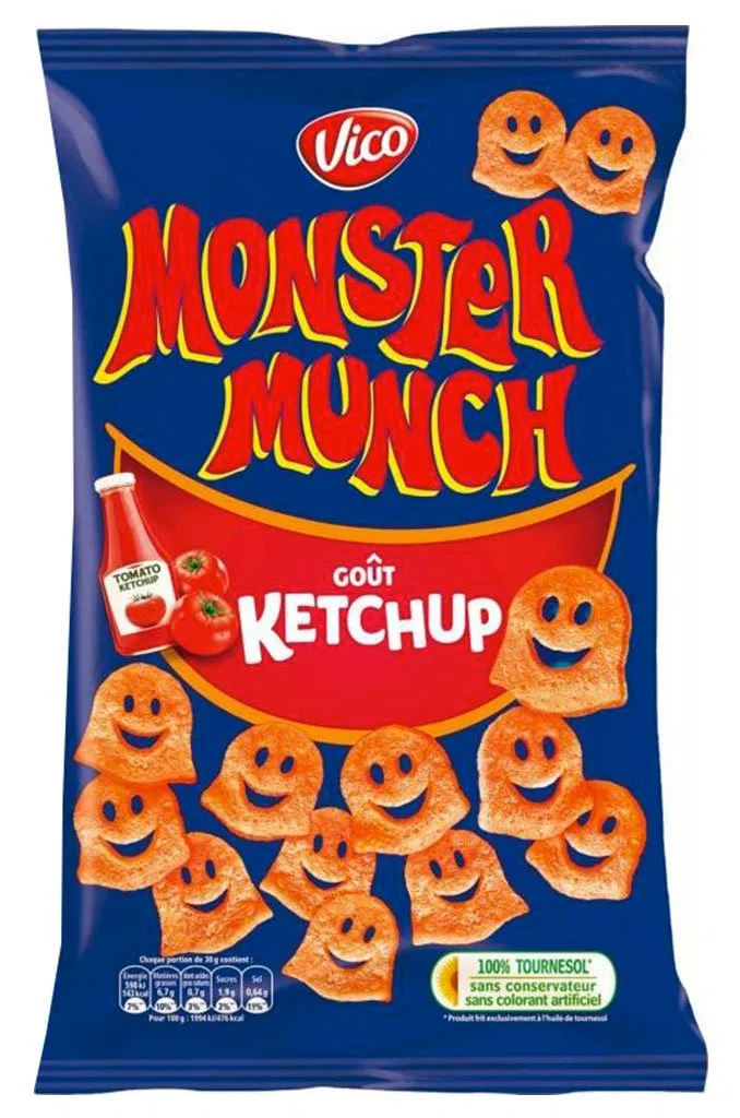 Monster Munch Ketchup 85G (Packung mit 10 x 6 Beutel)