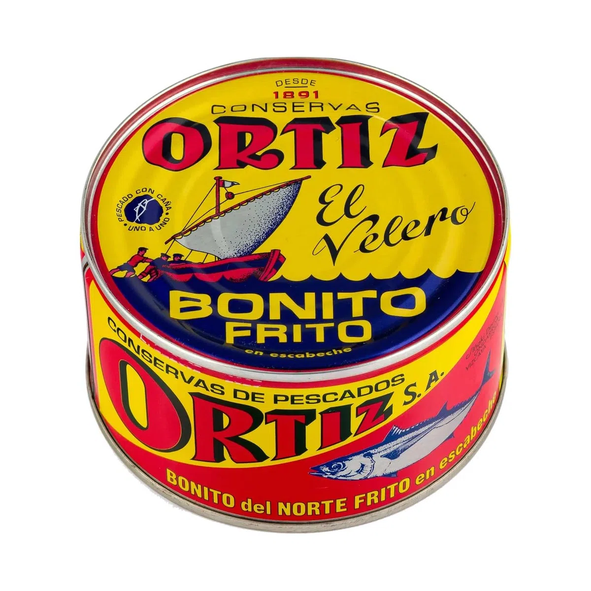 ORTIZ Gebratener Weißer Thunfisch aus dem Norden in Escabeche 260 g. 9er-Pack