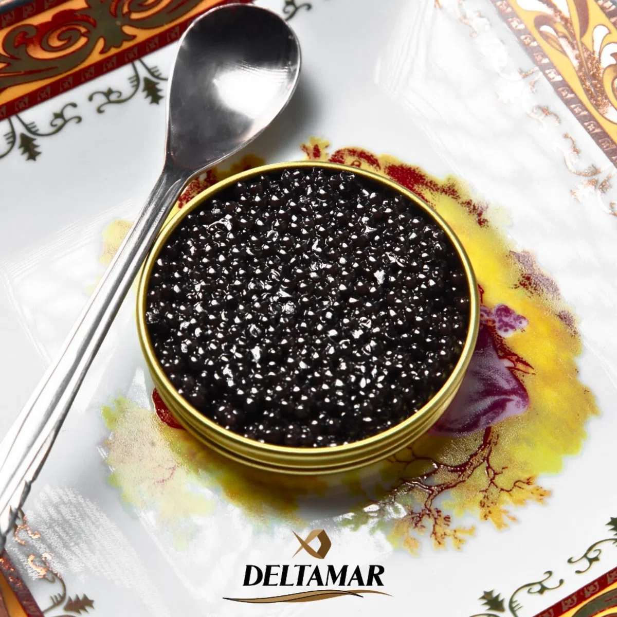 Baeri Kaviar 100 g - Beluga Baeri Imperial & Classical Sturgeon Caviar - Premium Quality Siberian Huso Huso Orginial Beluga Kaviar - Finest & Authentic Deltamar CITES Certified