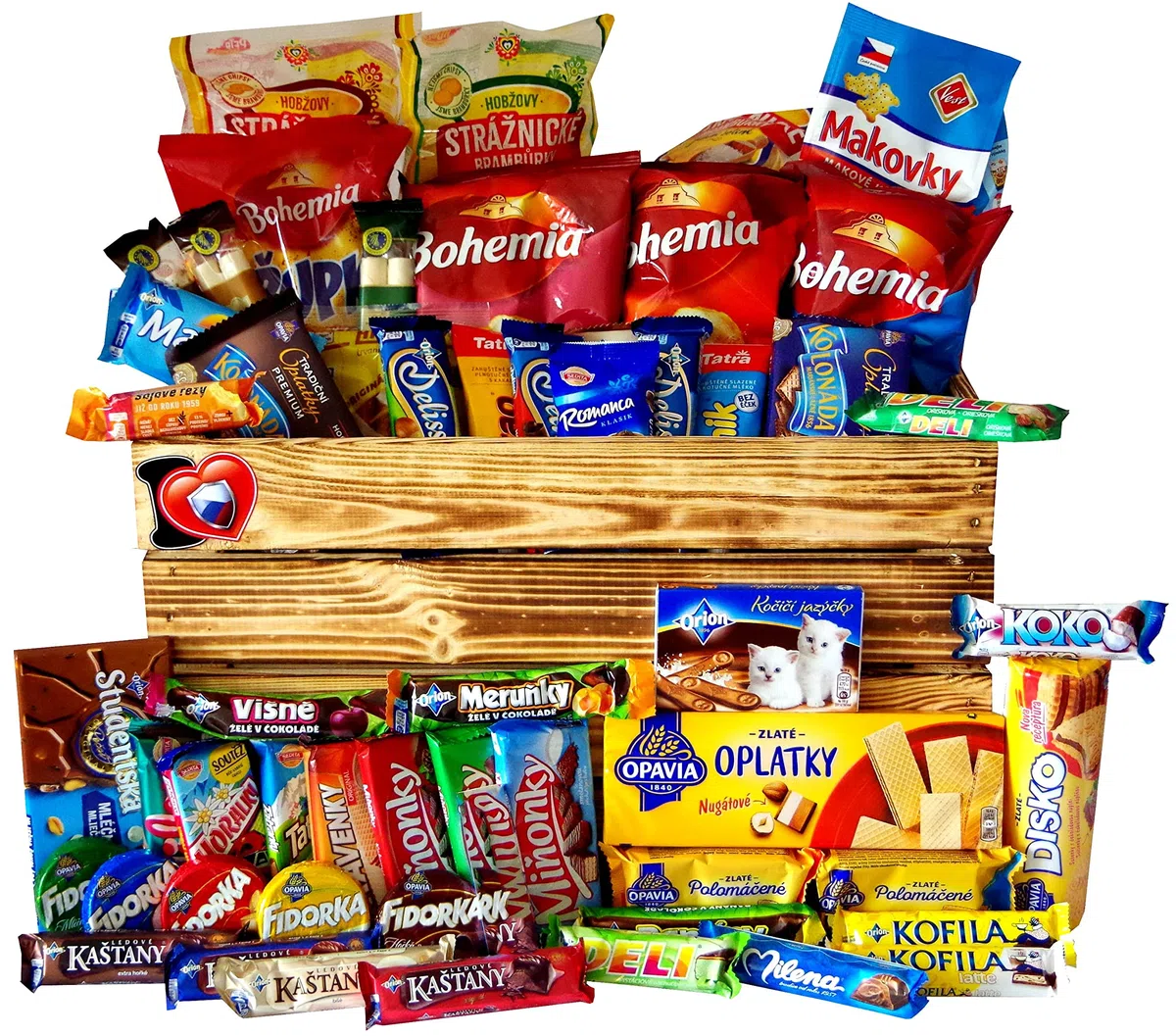 Tschechische Republik Sweet & Salty Snackbox Original Tschechische Lebensmittel Große Größe