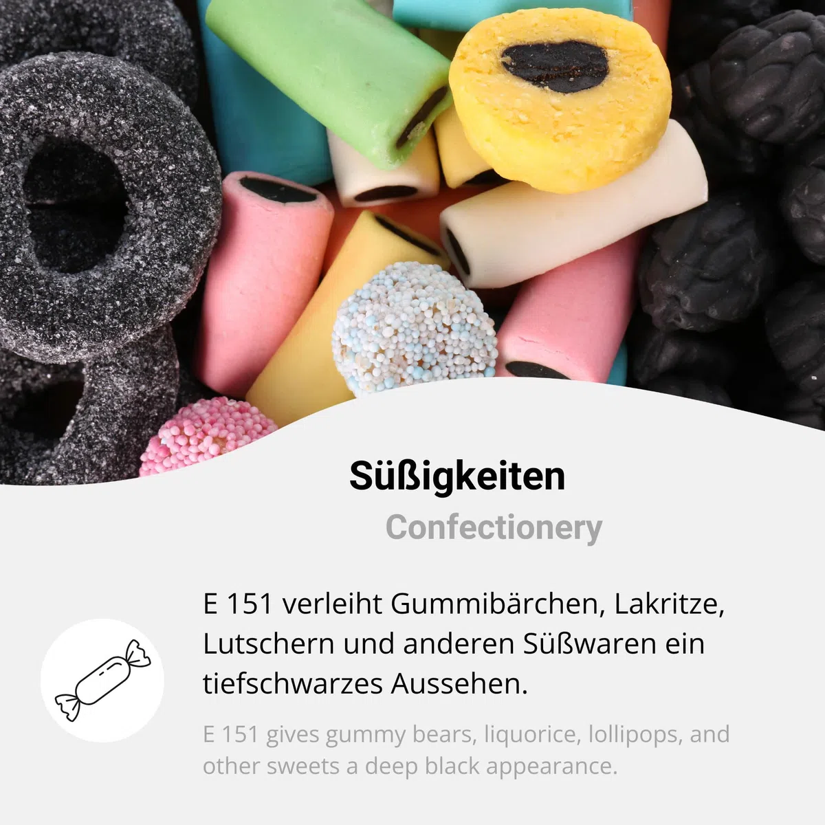 Lebensmittelfarbe Schwarz Pulver 1kg hochkonzentriert – Brillantschwarz BN, ideal zum Backen & Dekorieren