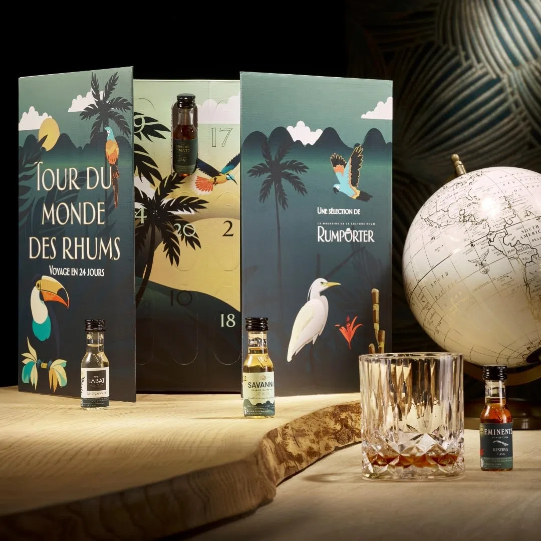 Rum Adventskalender – “Weltreise der Rums” – 24 Mini-Rums x 20 ml