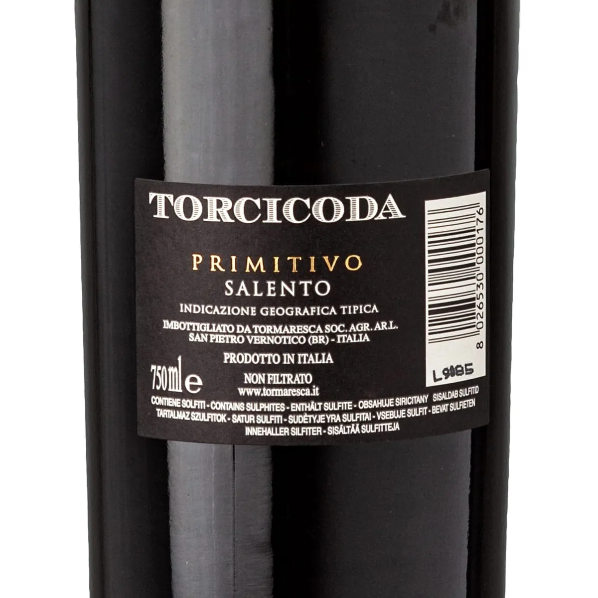 Tormaresca Torcicoda Primitivo Salento IGT 2022 (6 x 0,75l)