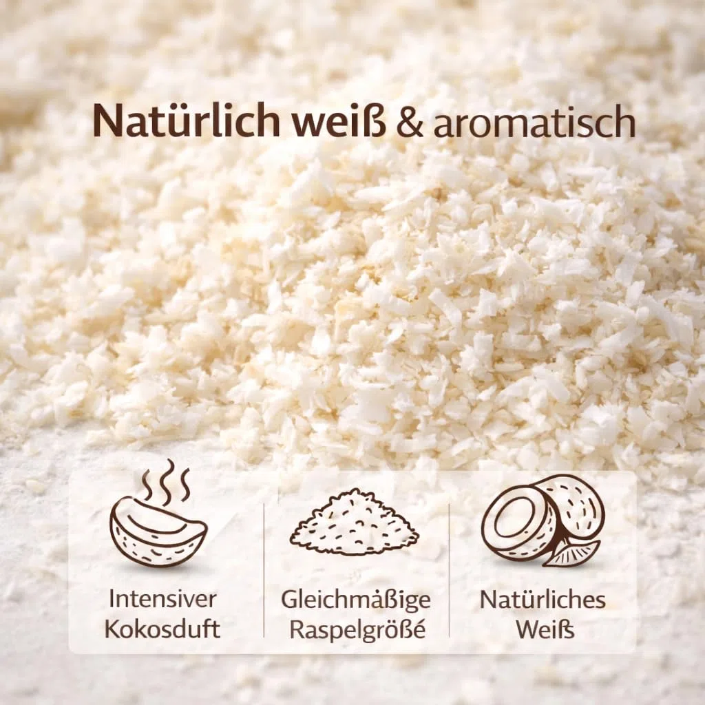 GiDeli Kokosraspeln 4x5kg - Eine Quelle für Gesunde Fette und Ballaststoffe - Für Veganer und Personen mit Keto-Diät - Natürliche für Vielseitige Verwendung