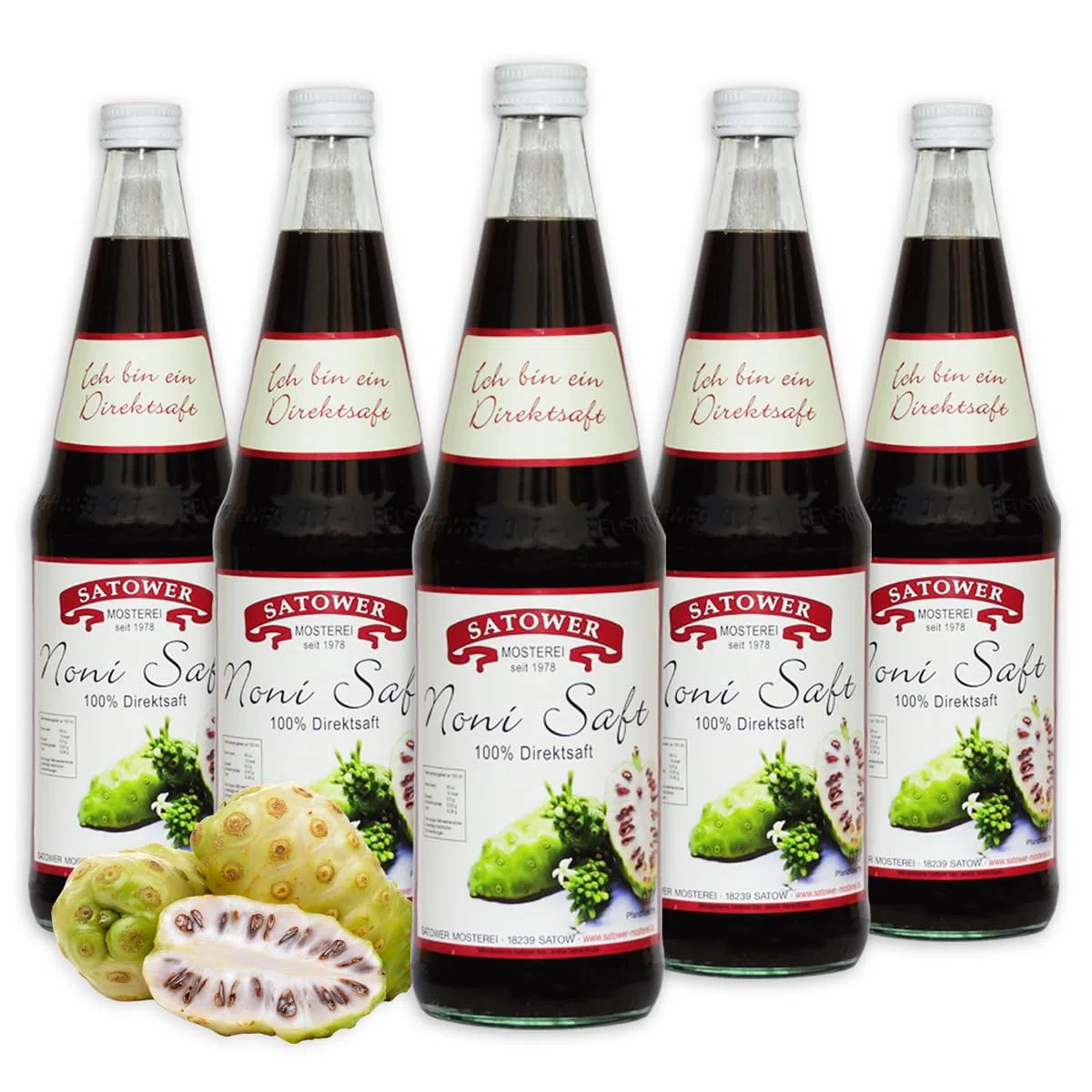 12 x 0,7l Noni Saft (100% Direktsaft) - Original Satower